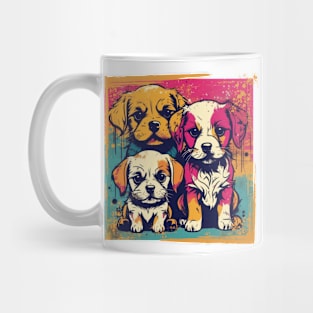 Puppy Pop Art Mug